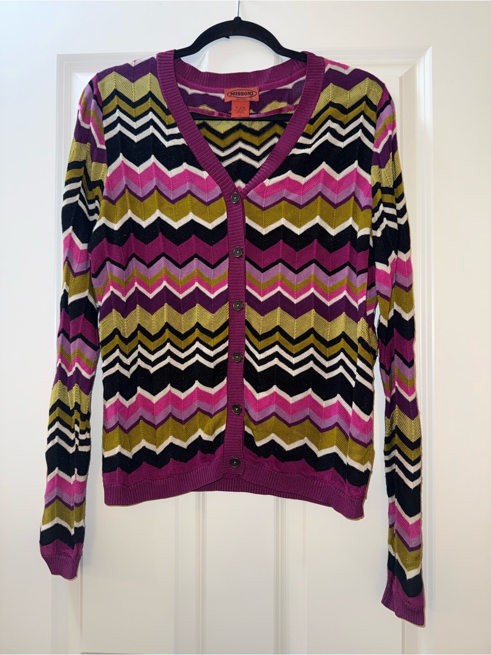 Missoni for Target Purple Chevron V-Neck Sweater & Cardigan Set - Picture 4 of 6